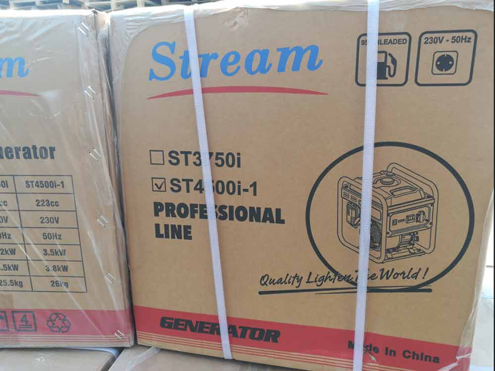 موتور برق استریم 3.8کیلو وات بنزینی اینورتر دار سری ST-4500I-1 ساخت چین 4500I 4